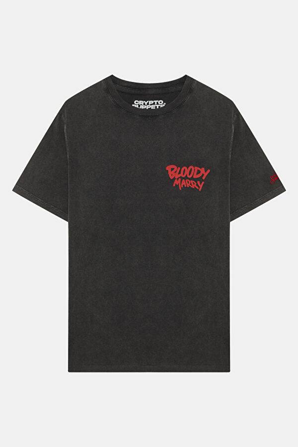 Jack Cpt Bloody Marry Erkek Antrasit T-Shirt 2