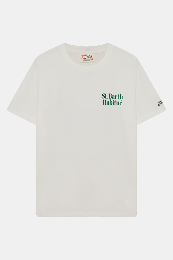 Portland Teddy Car Erkek Beyaz T-Shirt