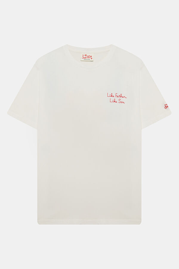 Portland Homer Bart Erkek Beyaz T-Shirt