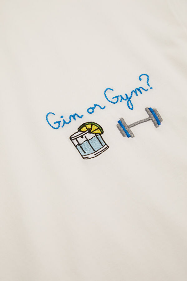 Portofino Gin Gym Men's White T-Shirt 4