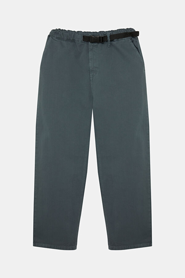 Relax Fit Green Wide Leg Men's Trousers
