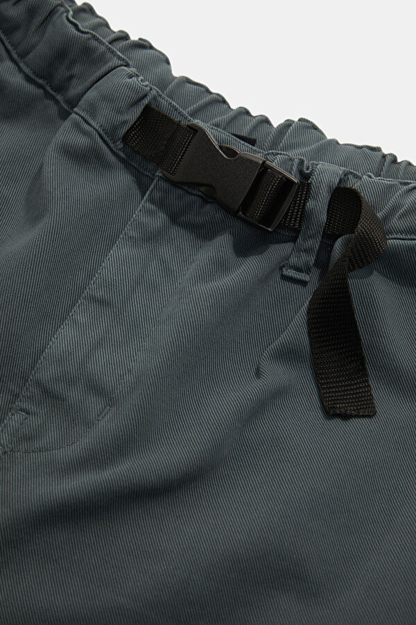Relax Fit Green Wide Leg Men's Trousers 3