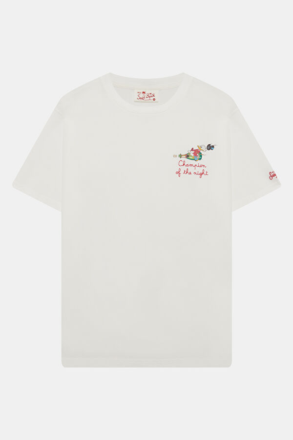 Portofino Scrooge Champion Night Erkek Beyaz T-Shirt