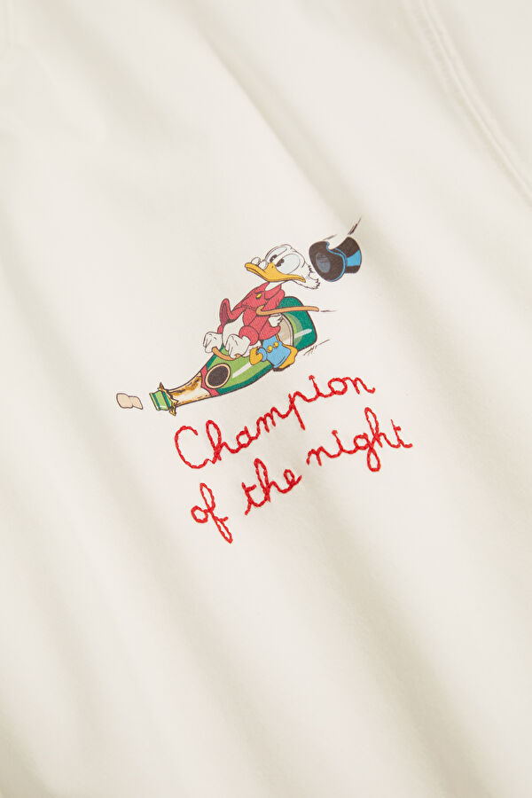 Portofino Scrooge Champion Night Erkek Beyaz T-Shirt 4
