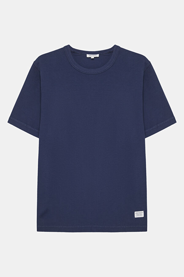 Relax Fit Navy Crew Neck Men's T-Shirt