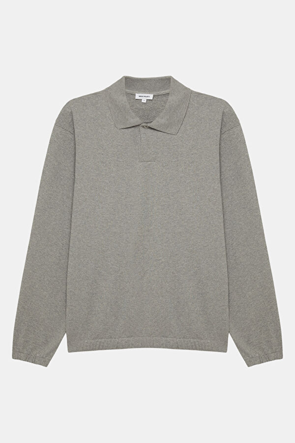 Gri Relax Kalıp Erkek Sweatshirt
