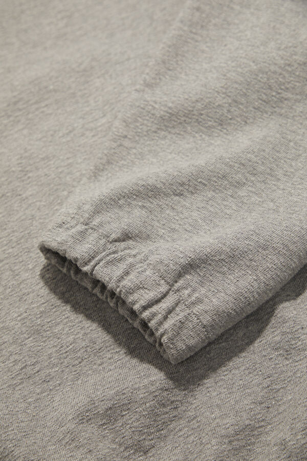 Gri Relax Kalıp Erkek Sweatshirt 4