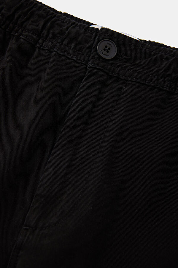 Relax Fit Black Tapered Fit Men's Pants 3