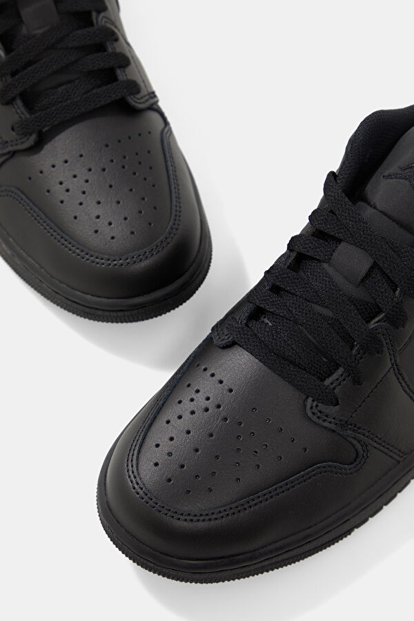 Air Jordan 1 Low Siyah Erkek Spor Ayakkabı 4