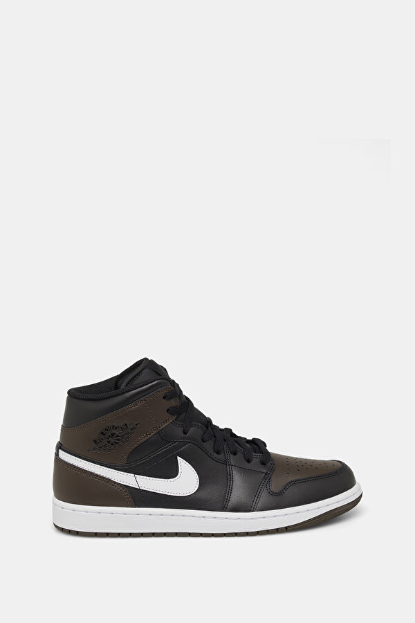 Air Jordan 1 Mid Siyah Erkek Spor Ayakkabı