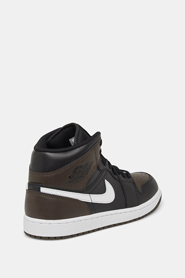 Air Jordan 1 Mid Siyah Erkek Spor Ayakkabı 3