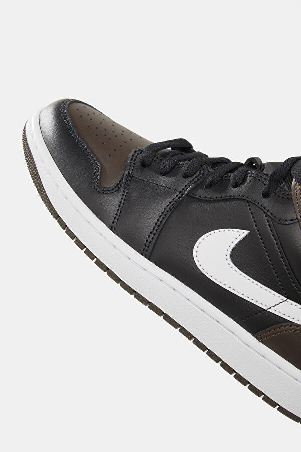 Air Jordan 1 Mid Siyah Erkek Spor Ayakkabı 4