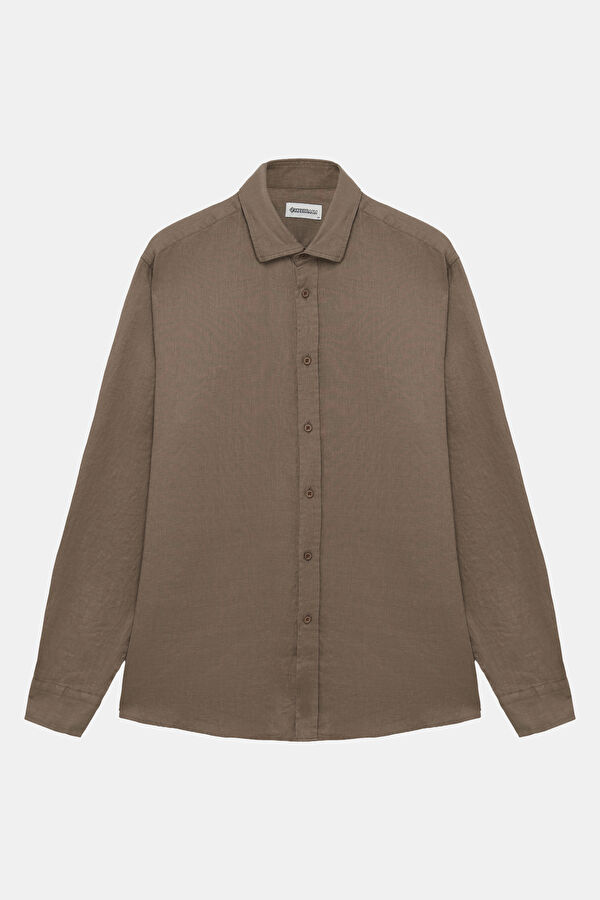 Mink Regular Linen Men's Shirt