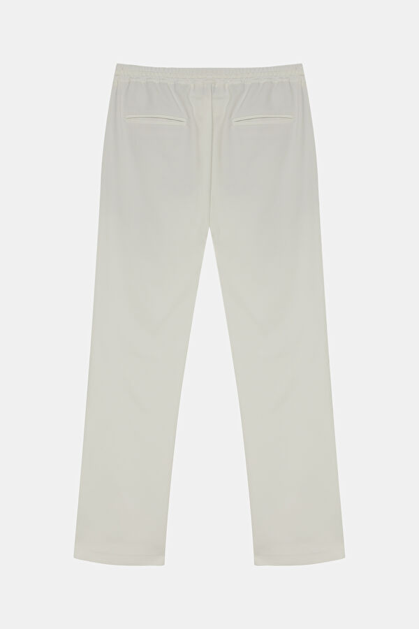 White Straight Men's Trousers 2