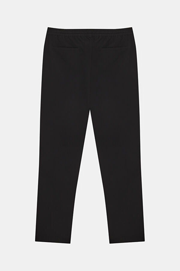 Black Straight Leg Men's Trousers 2