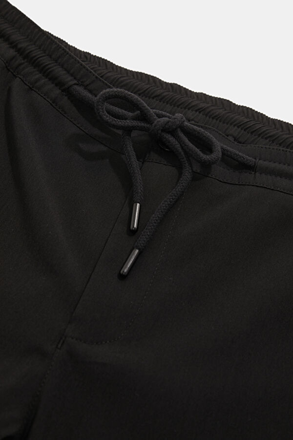 Black Straight Leg Men's Trousers 3