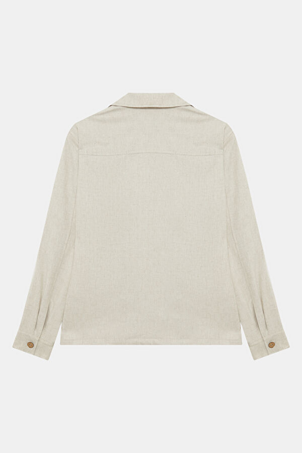 Men's Jacket with Natural Buttons 2
