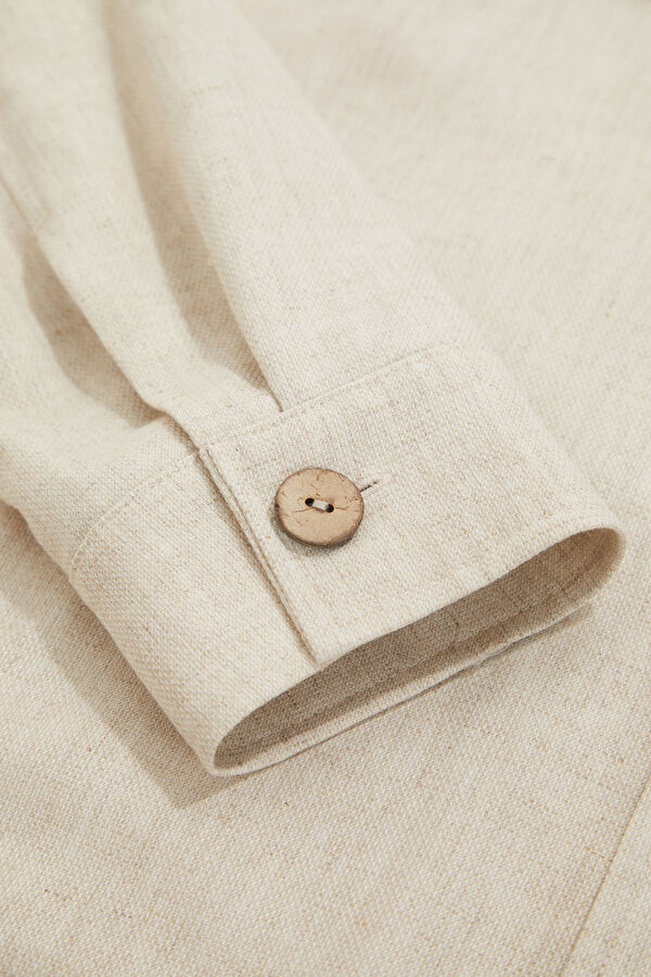 Men's Jacket with Natural Buttons 5