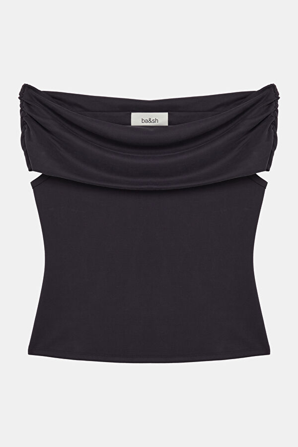 Brown Strapless Women's T-Shirt