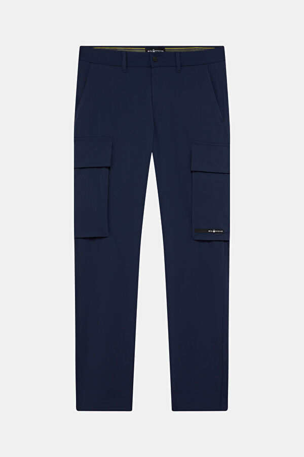 Navy Blue Straight Leg Men's Trousers
