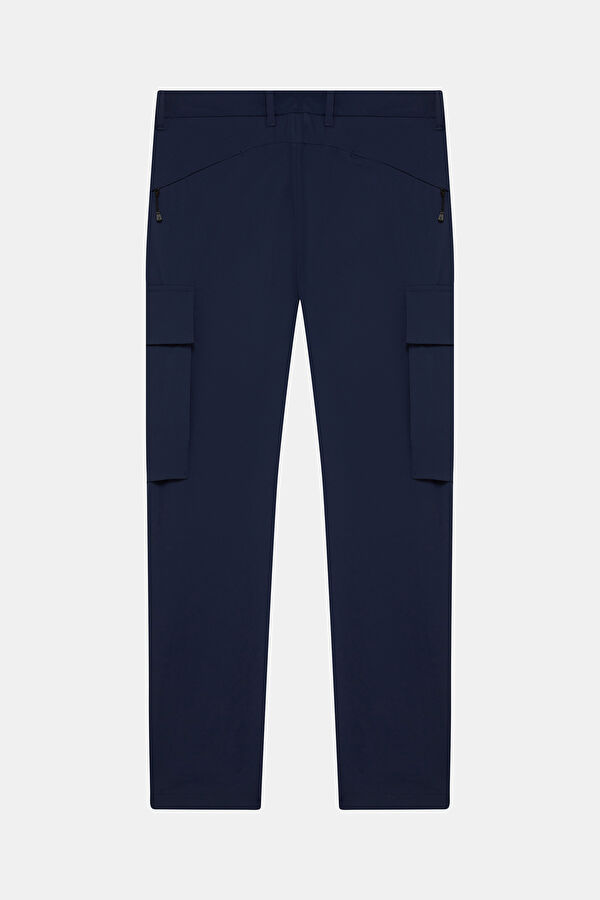 Navy Blue Straight Leg Men's Trousers 2