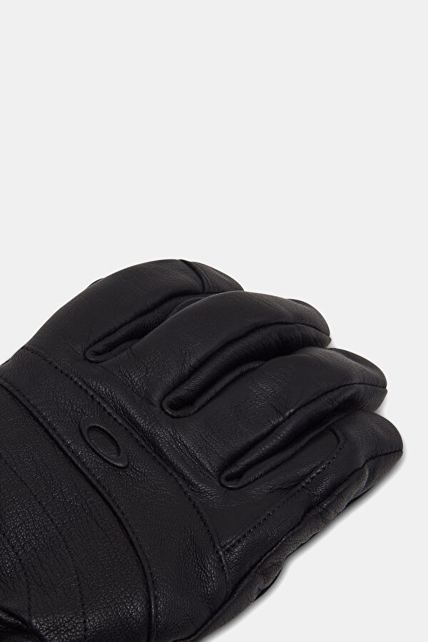 W. Peak Black Leather Women's Gloves 3