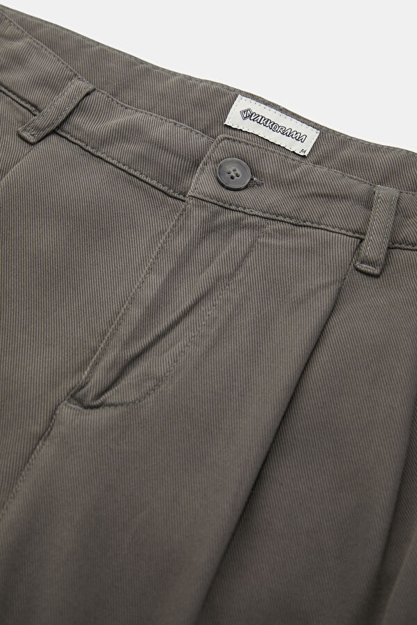 Men's Grey Straight Leg Trousers 3