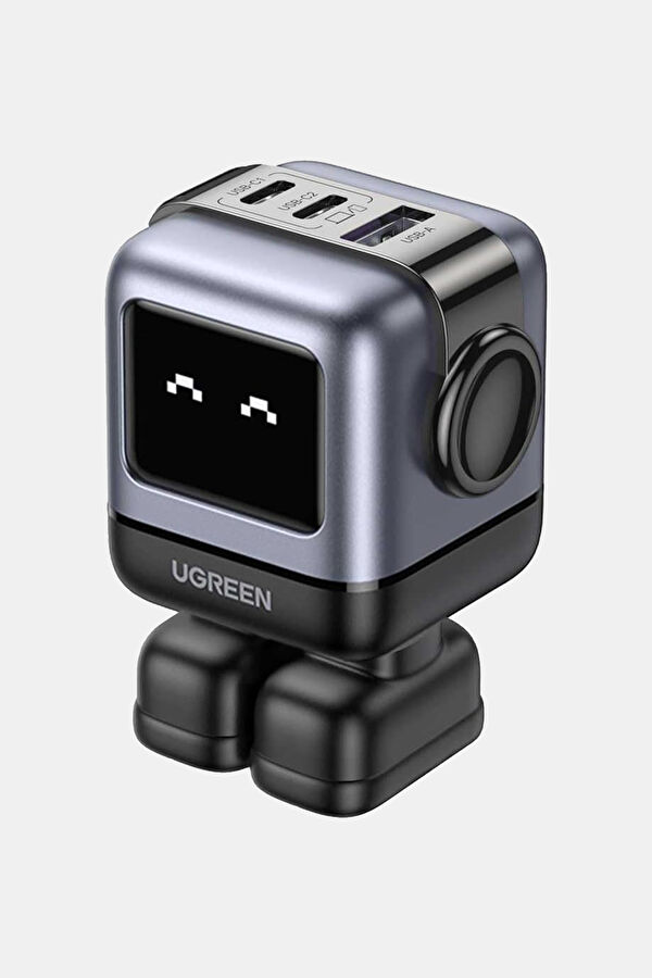Nexode RG 65W Robot GaN Hızlı Şarj Cihazı 2xUSB-C, 1xUSB-A