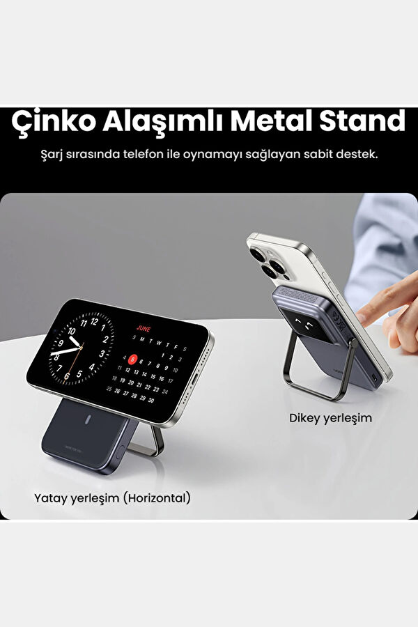 Uno MagSafe Wireless 5,000 mAh 20W Fast Charging Power Bank 4