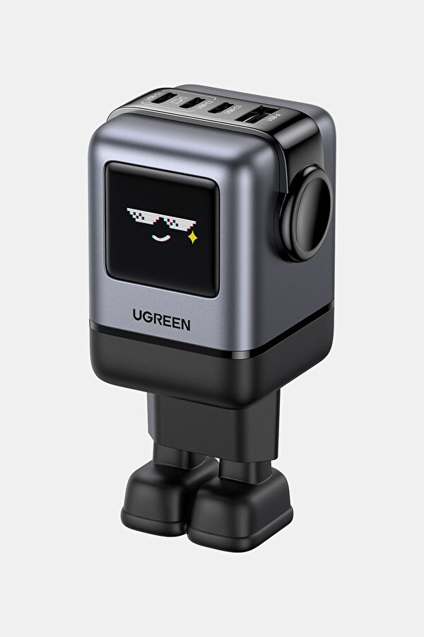Nexode Uno 100W Robot Gan Hızlı Şarj Cihazı 3xUSB-C, 1USB-A