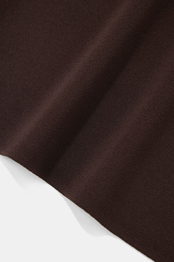 Women's Sleeveless Blouse in Coffee Brown 7