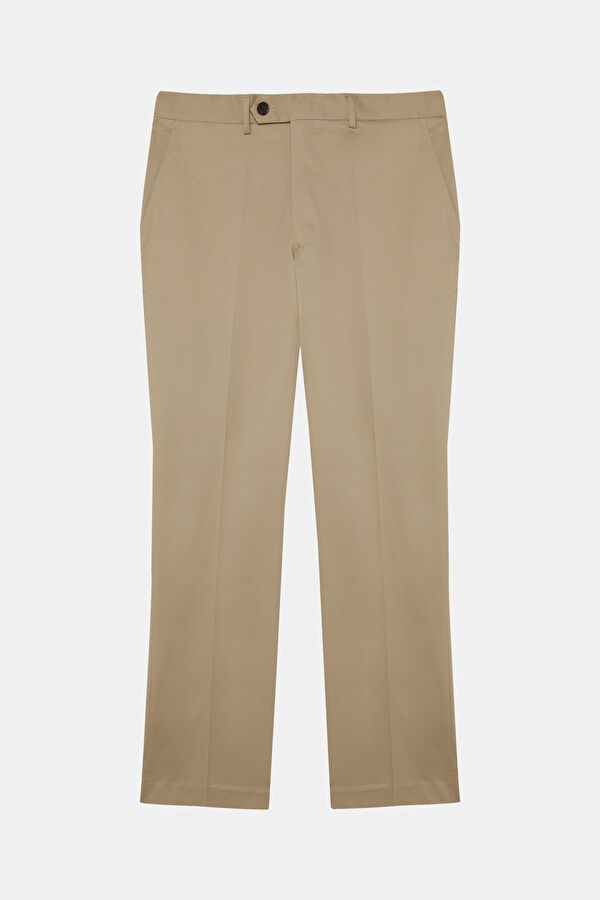 X Hotel Amour Beige Straight Organic Cotton Men's Trousers