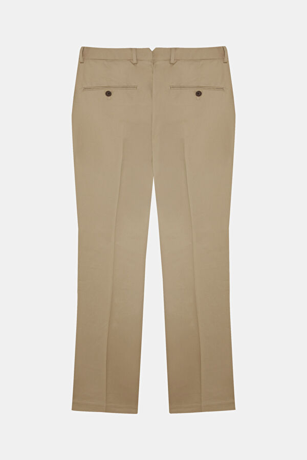 X Hotel Amour Beige Straight Organic Cotton Men's Trousers 2