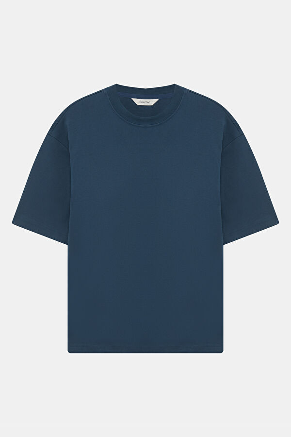 Relax Fit Petrol Crew Neck Men's T-Shirt