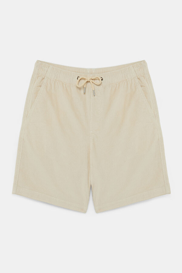 Cream Organic Cotton Men's Shorts