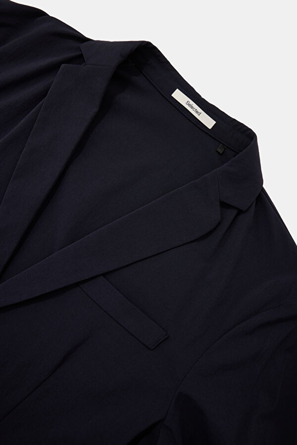 Navy Buttoned Men's Jacket 3