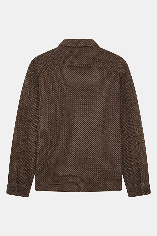 Brown Organic Cotton Men's Cardigan 4