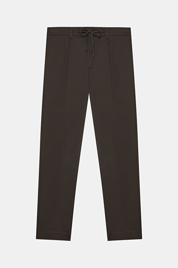 Brown Straight Men's Pants