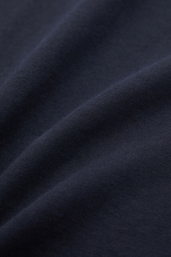 Relax Fit Navy Crew Neck Men's T-Shirt 4