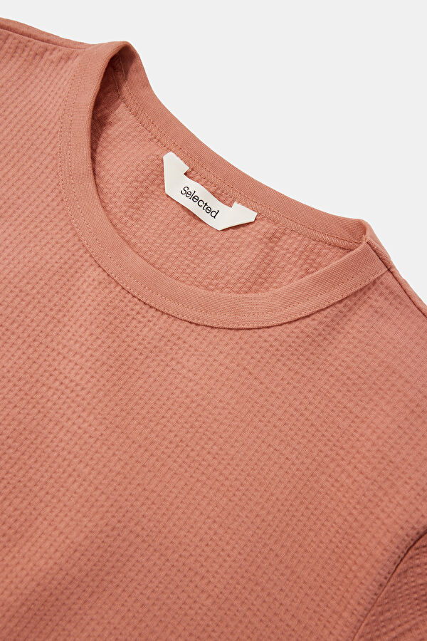 Pink Crew Neck Men's T-Shirt 3