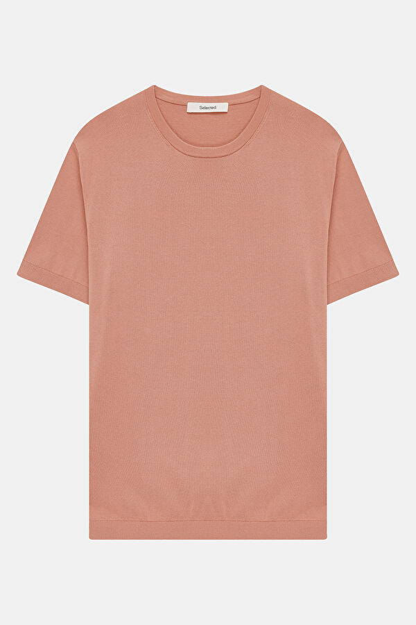 Pink Crew Neck Men's T-Shirt