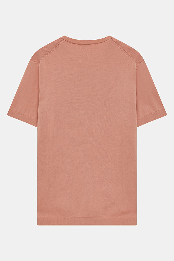 Pink Crew Neck Men's T-Shirt 2