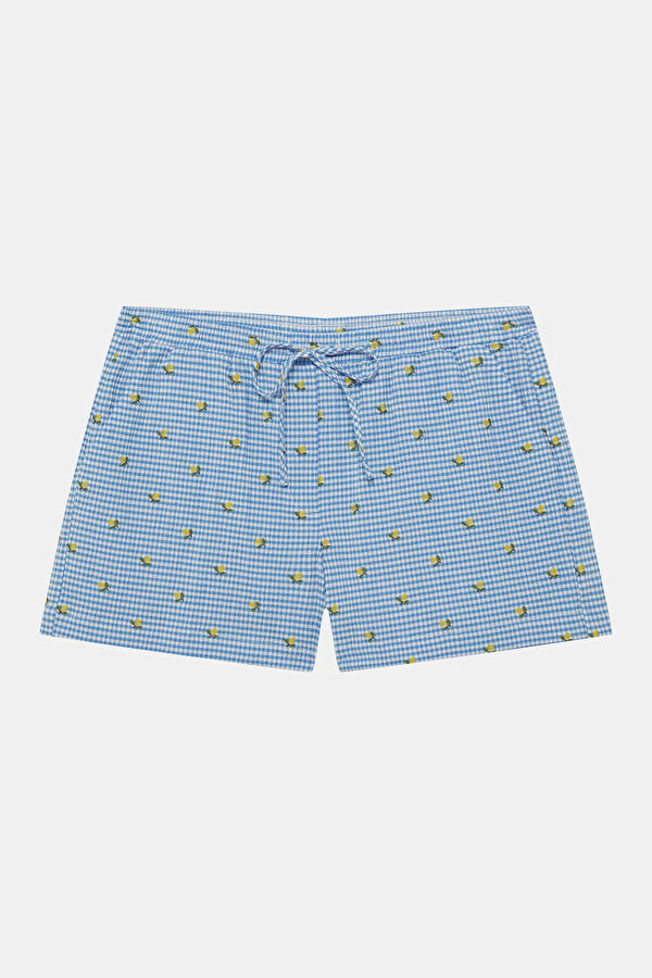 Colorful Embroidered Women's Shorts