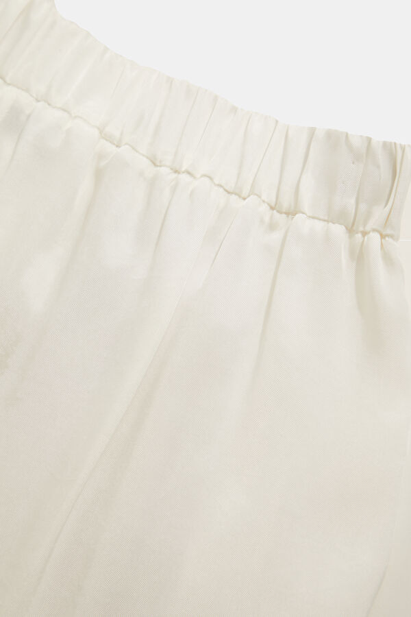 Ekru Wide Leg Kadın Pantolon 4