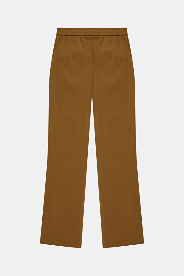 Açık Camel Straight Kadın Pantolon 4