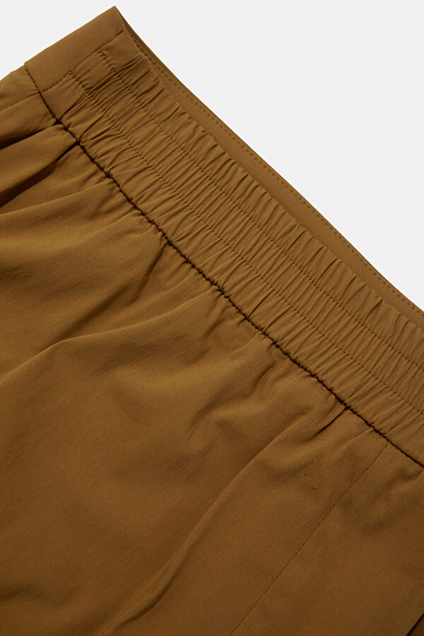 Açık Camel Straight Kadın Pantolon 6