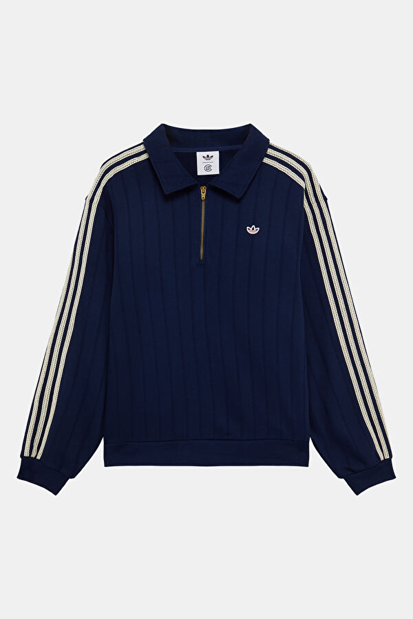X Edison Chen Clot Navy Blue Zip-Up Men's Jacket