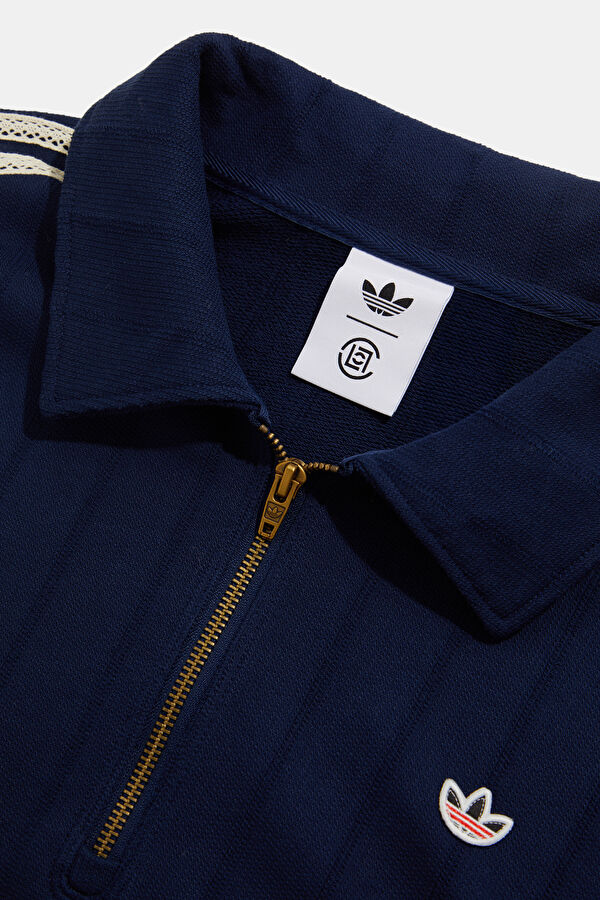 X Edison Chen Clot Navy Blue Zip-Up Men's Jacket 3