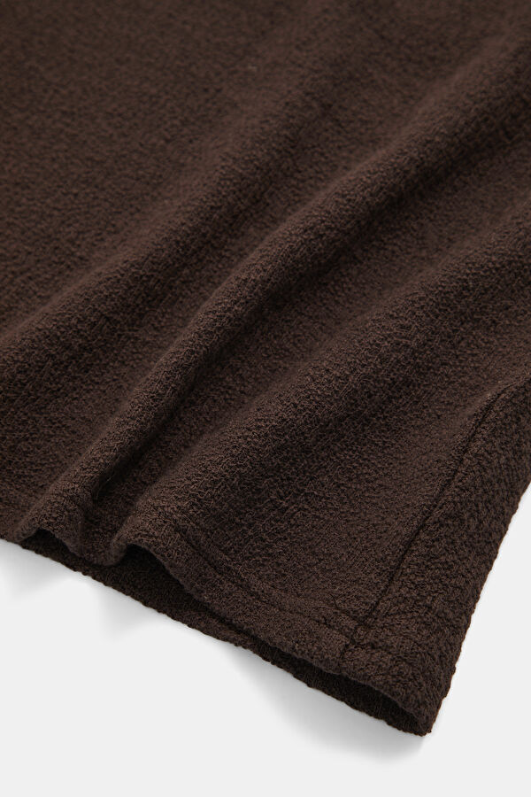 Brown Crew Neck Kids' T-Shirt 4