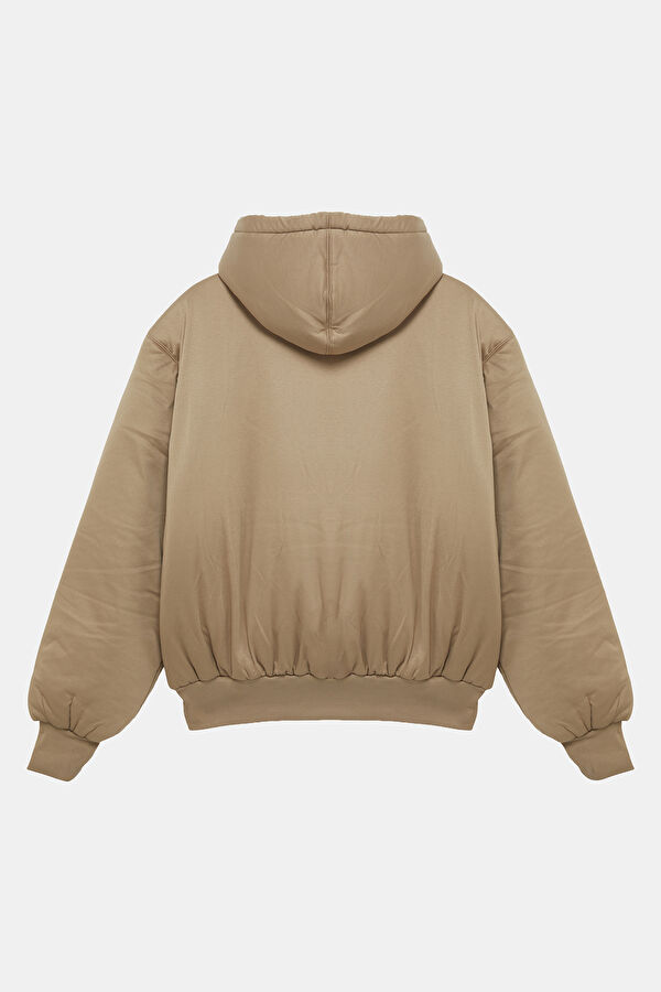 Beige Zip-Up Men's Jacket 2